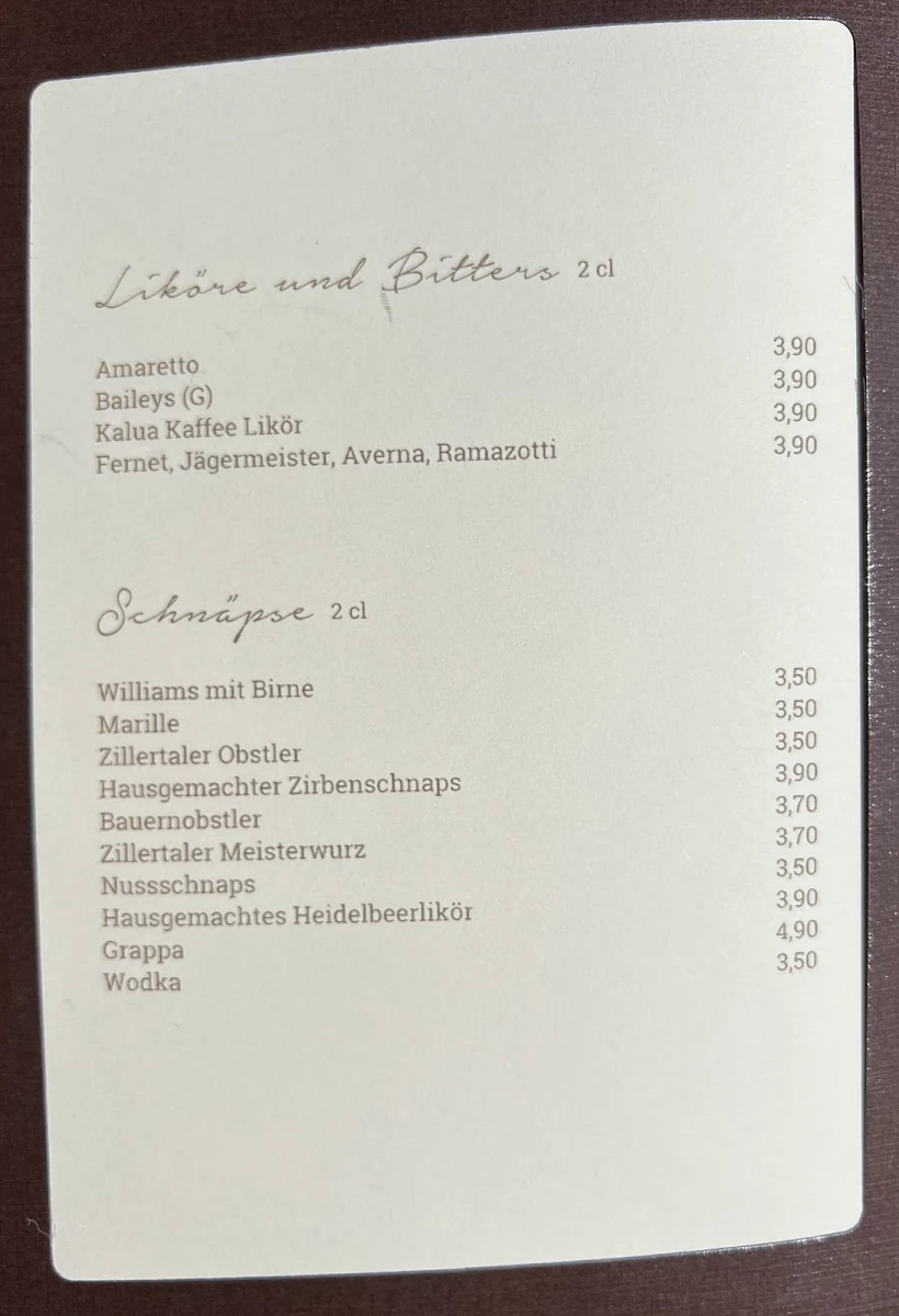 Speisekarte photo 4