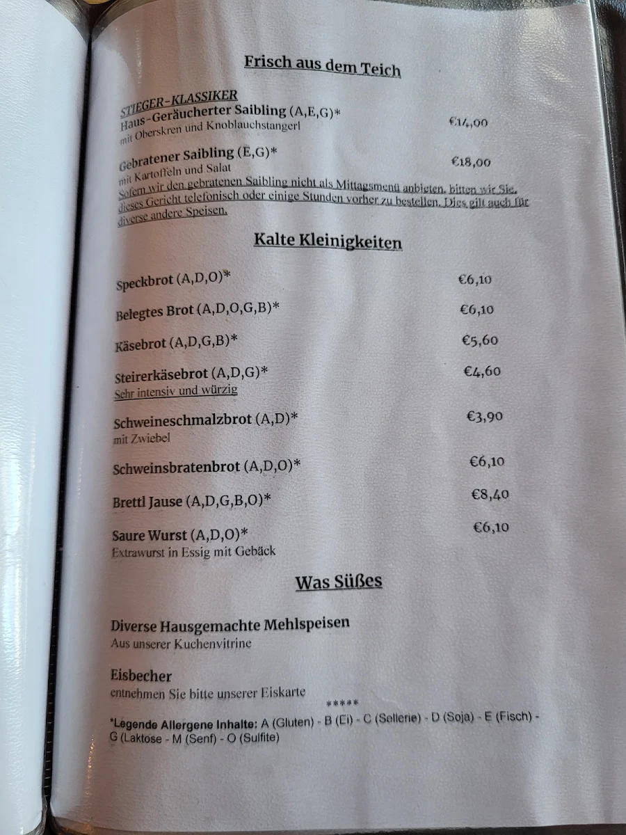 Speisekarte photo 3