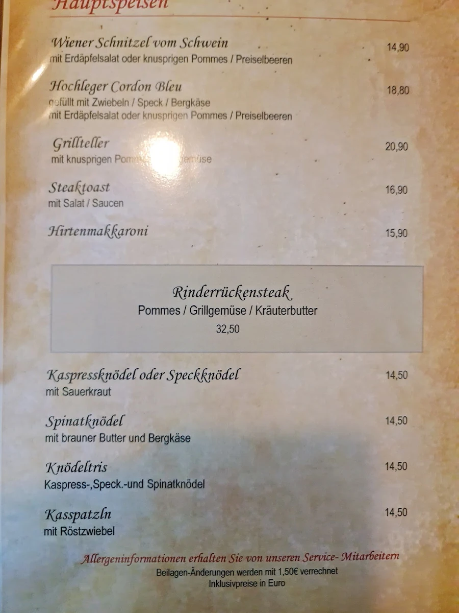 Speisekarte photo 3