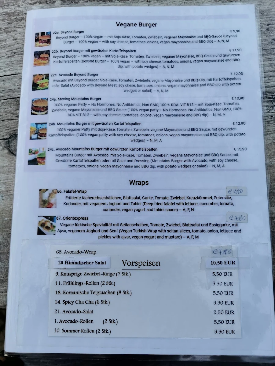 Speisekarte photo 8