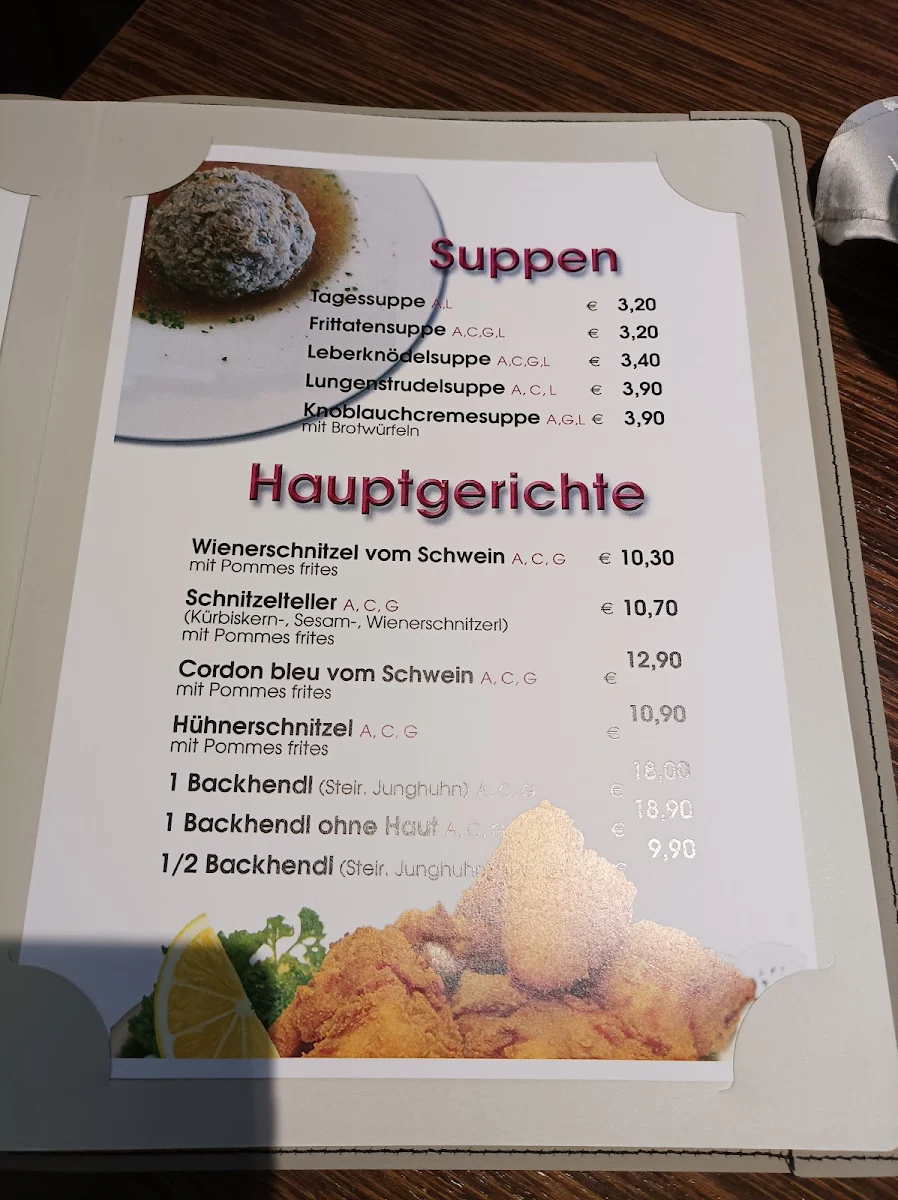 Speisekarte photo 1