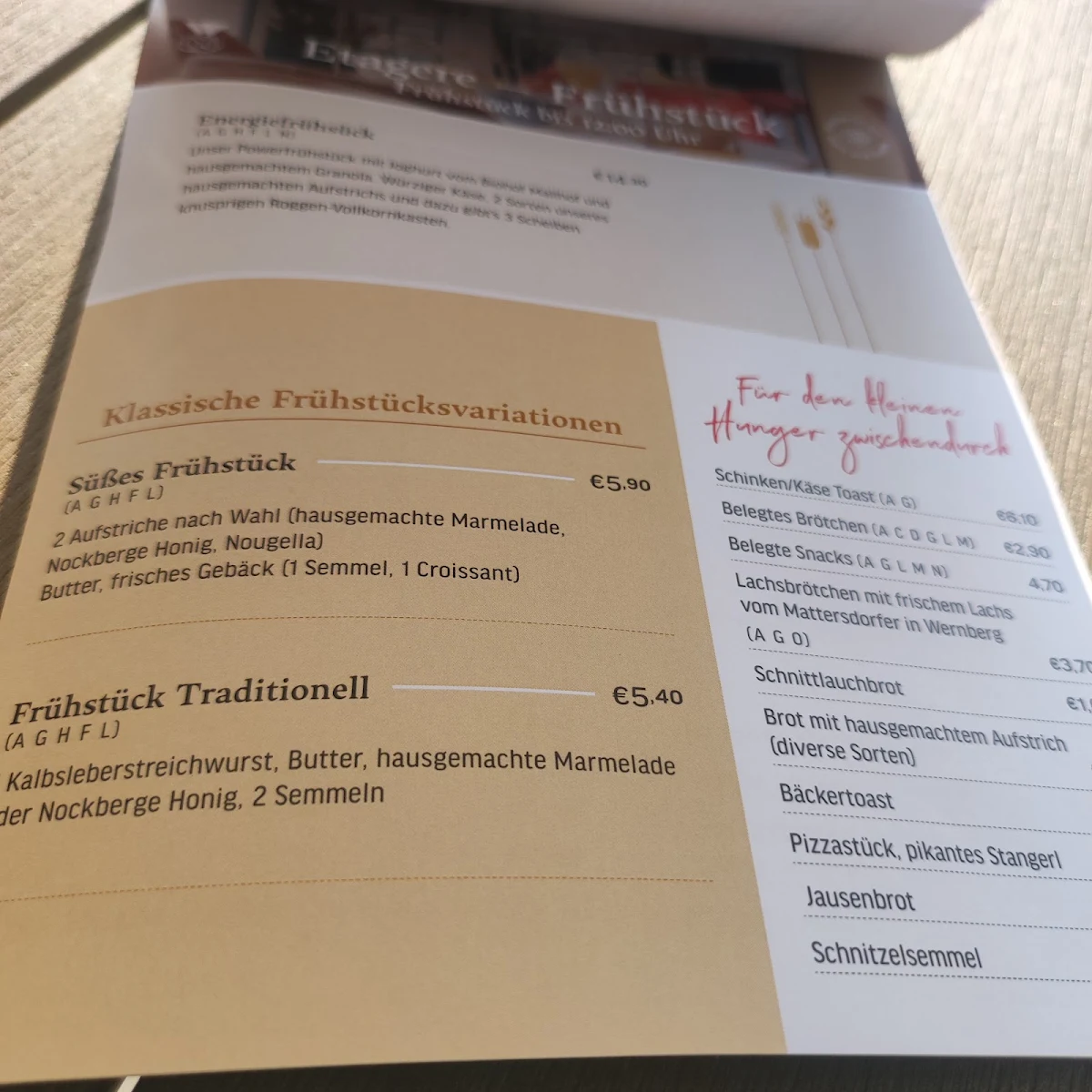 Speisekarte photo 5