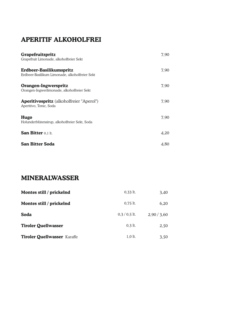 Speisekarte photo 10