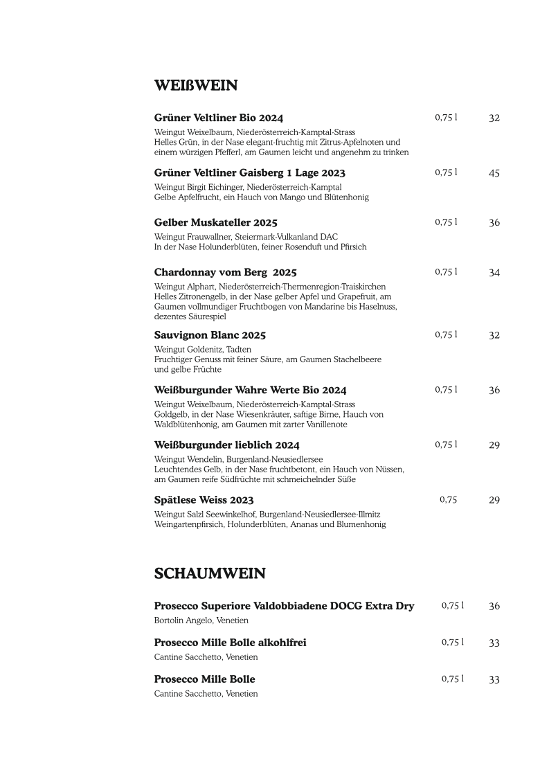 Speisekarte photo 3