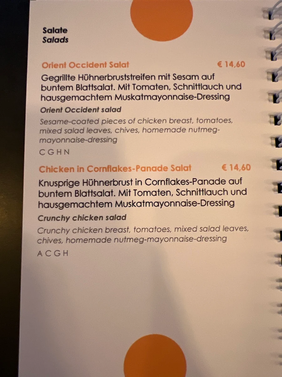 Speisekarte photo 2