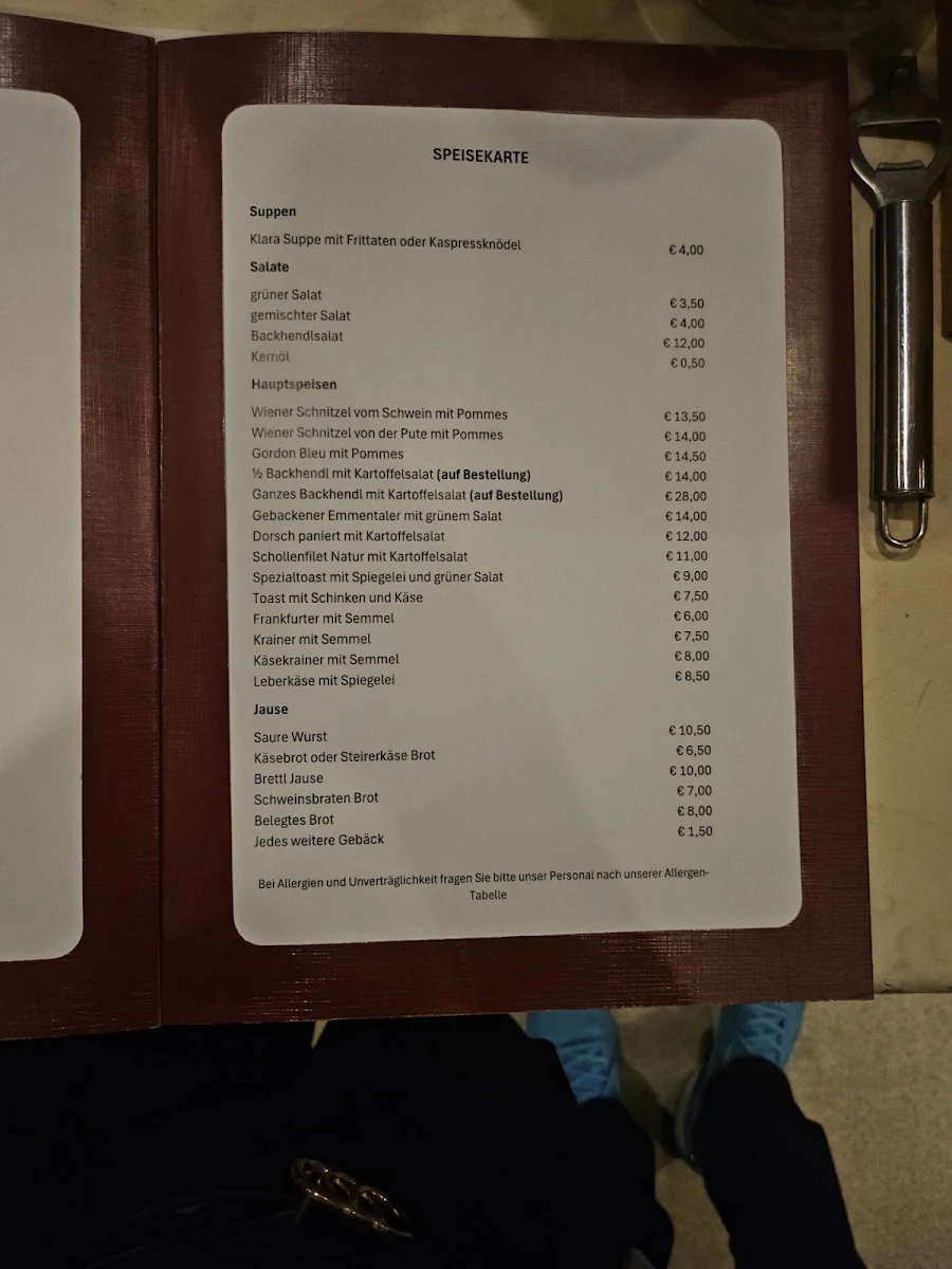 Speisekarte photo 1