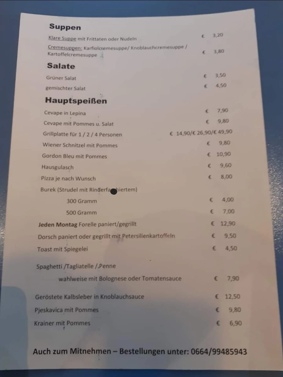 Speisekarte photo 3