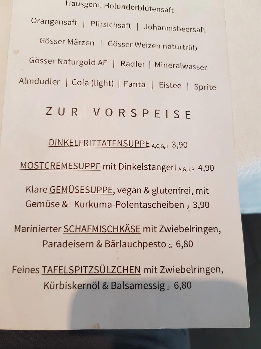 Speisekarte photo 1