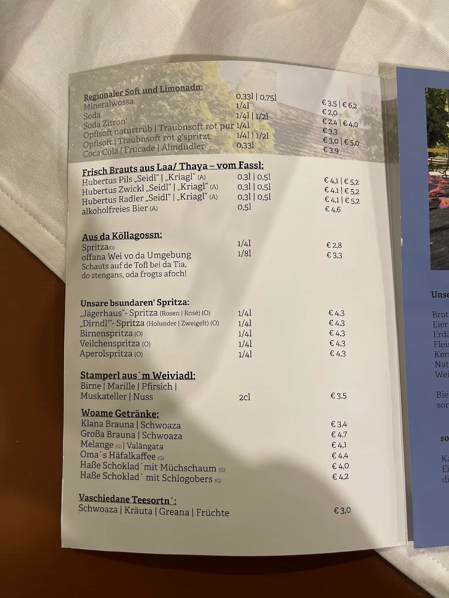 Speisekarte photo 2