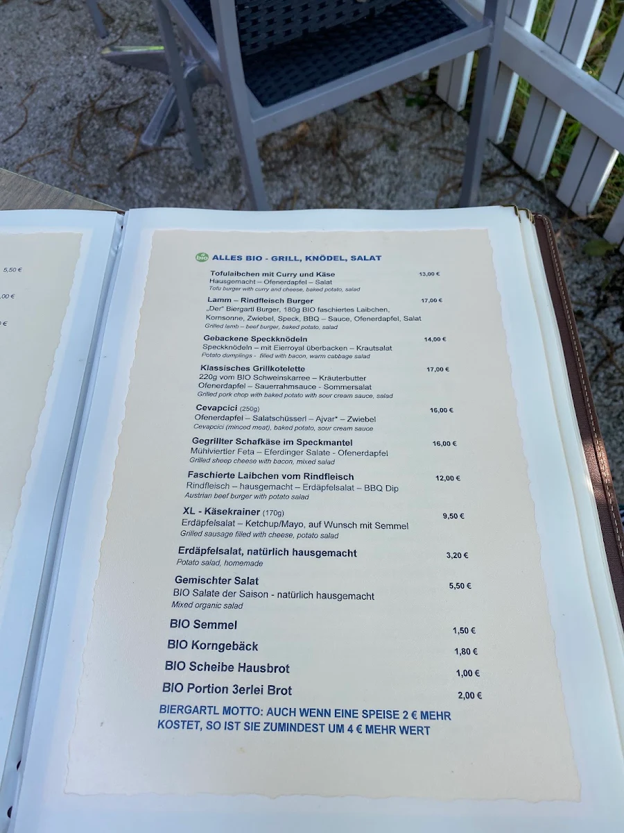 Speisekarte photo 2