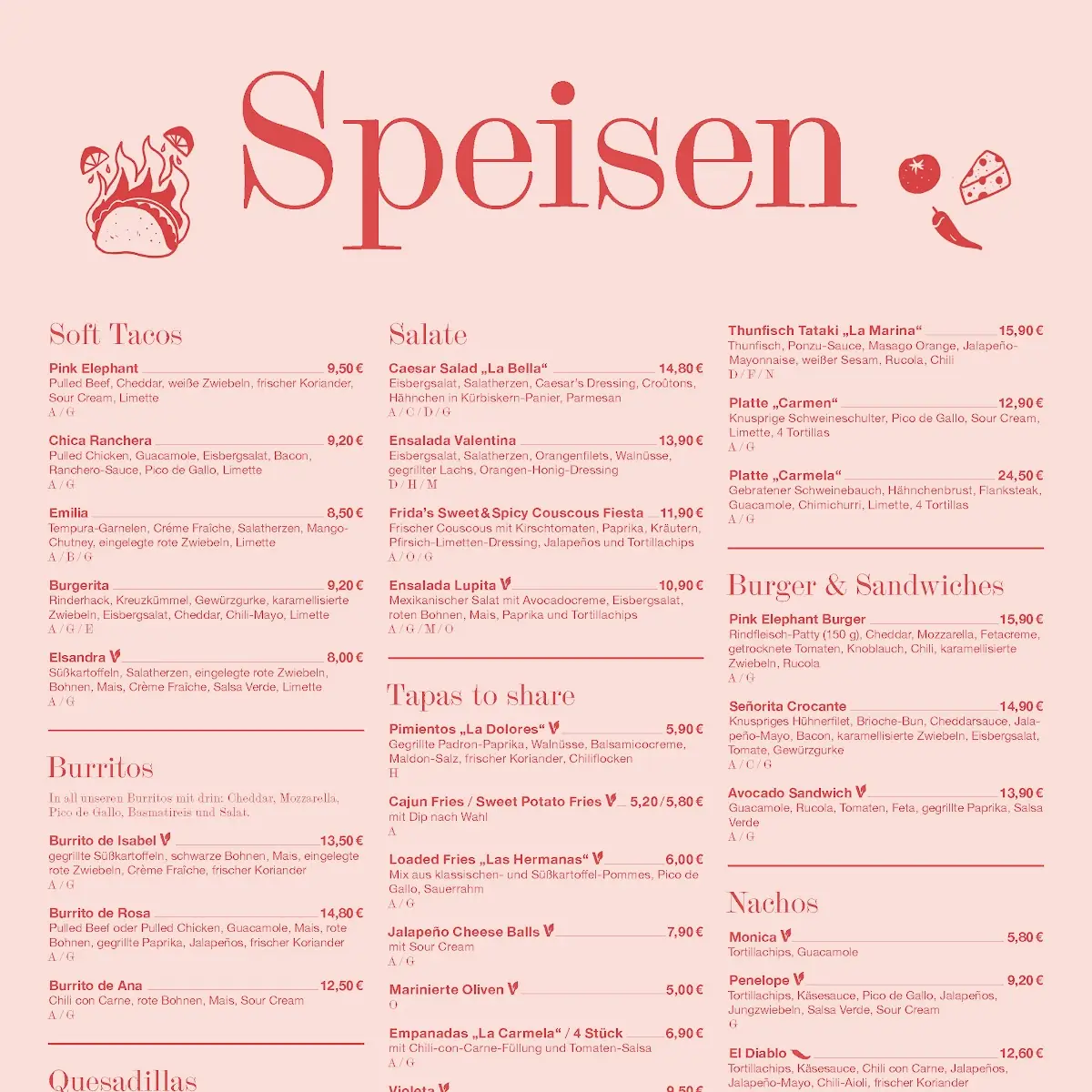 Speisekarte photo 2