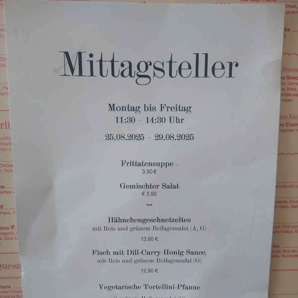 Speisekarte photo 9