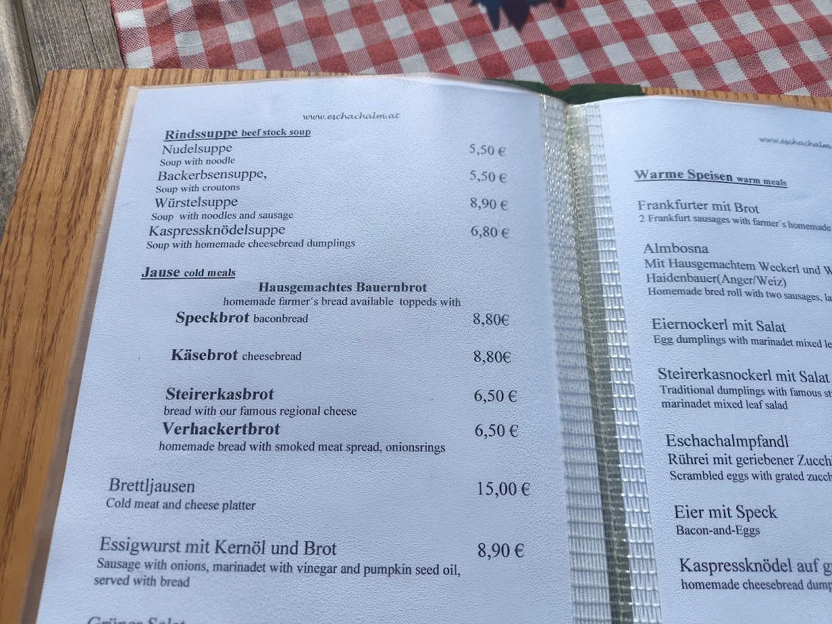 Speisekarte photo 1