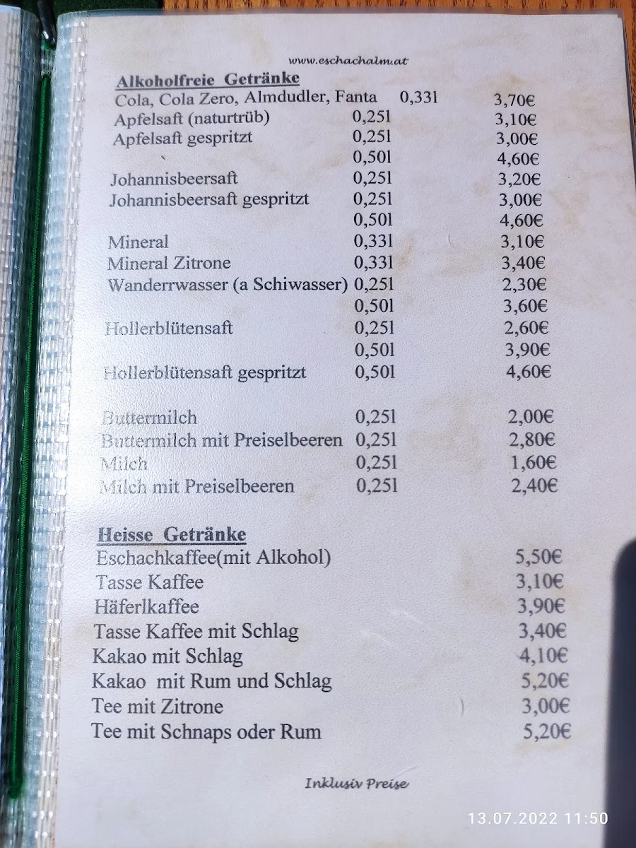 Speisekarte photo 2