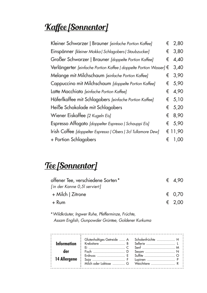 Speisekarte photo 4