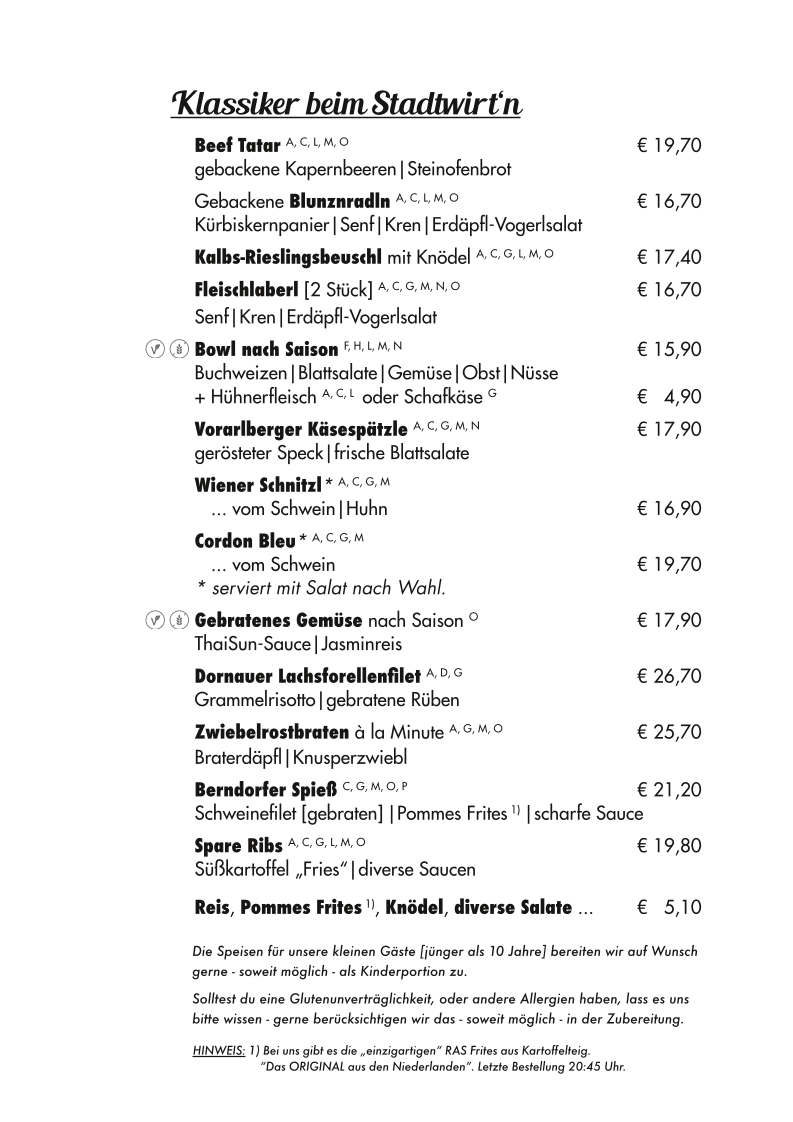 Speisekarte photo 6