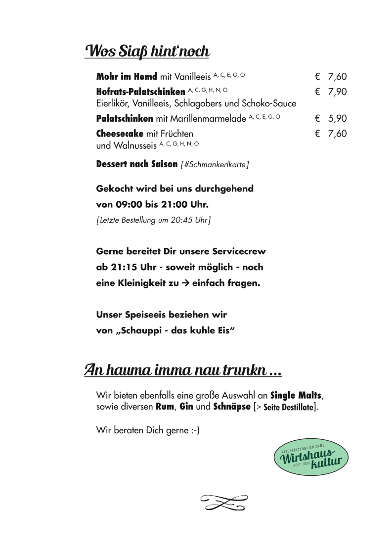 Speisekarte photo 8