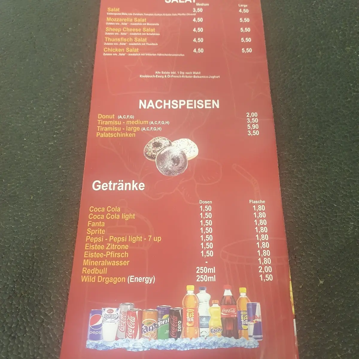 Speisekarte photo 3