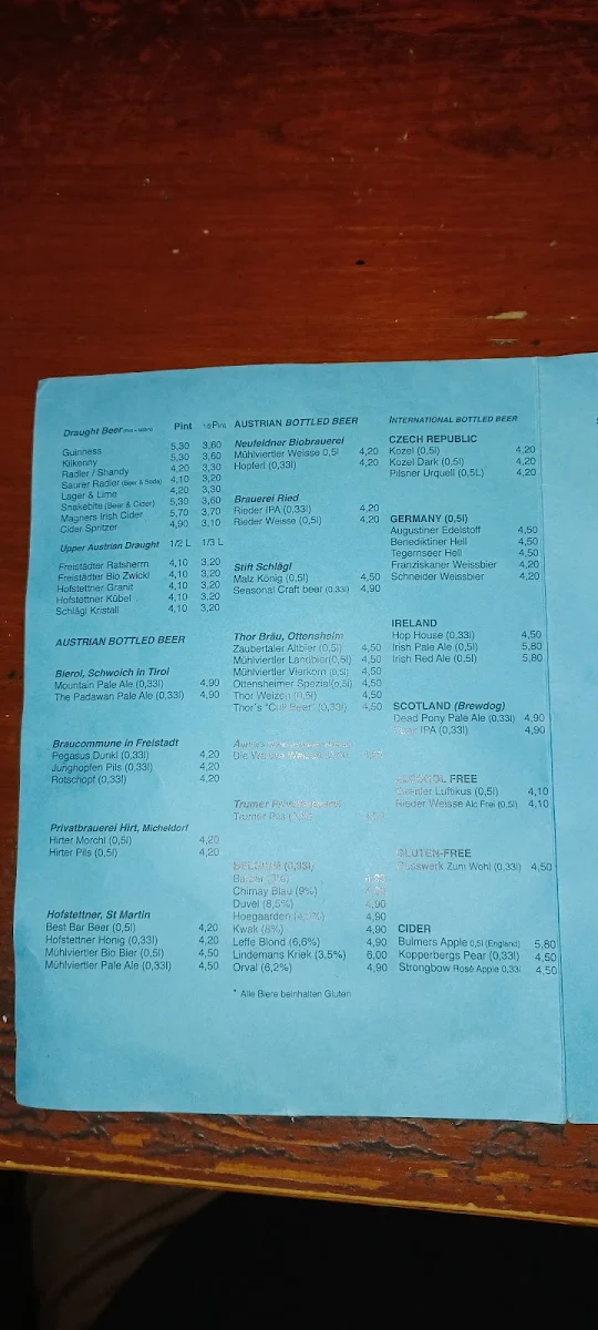 Speisekarte photo 2