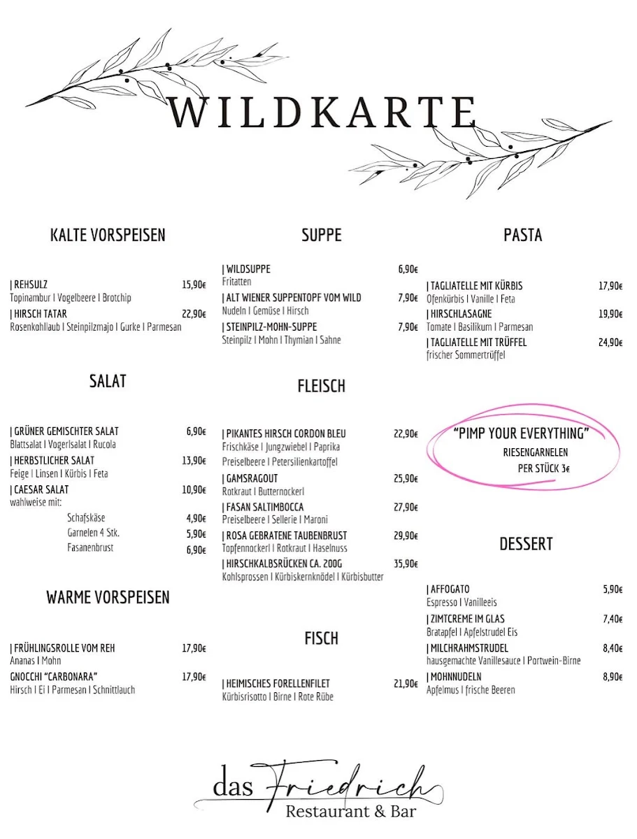 Speisekarte photo 1