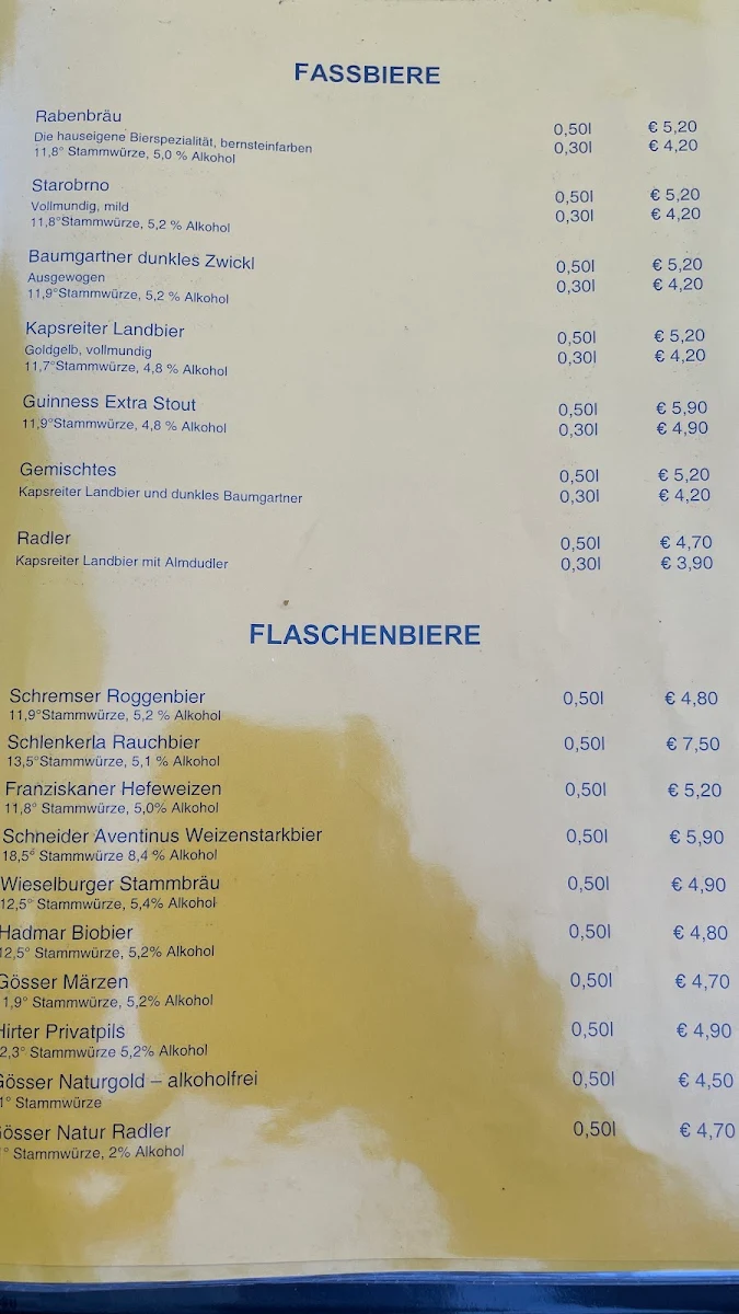 Speisekarte photo 1