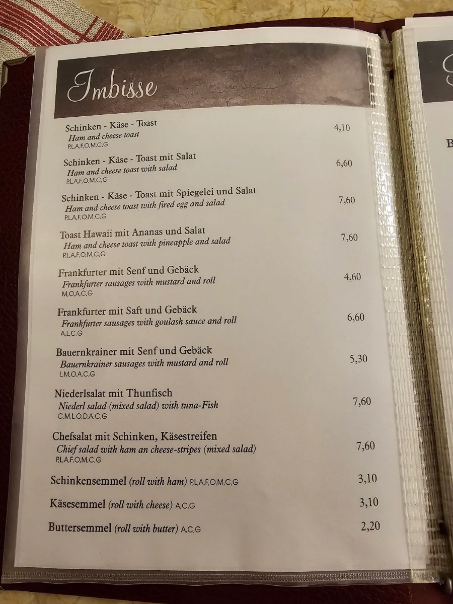 Speisekarte photo 2