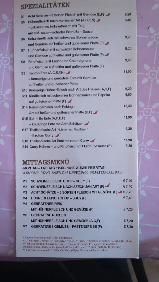 Speisekarte photo 5