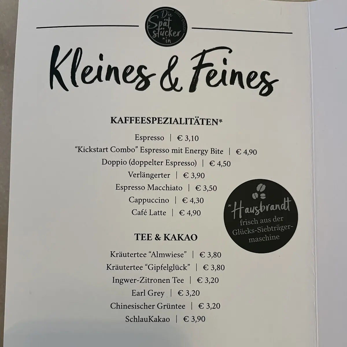 Speisekarte photo 2