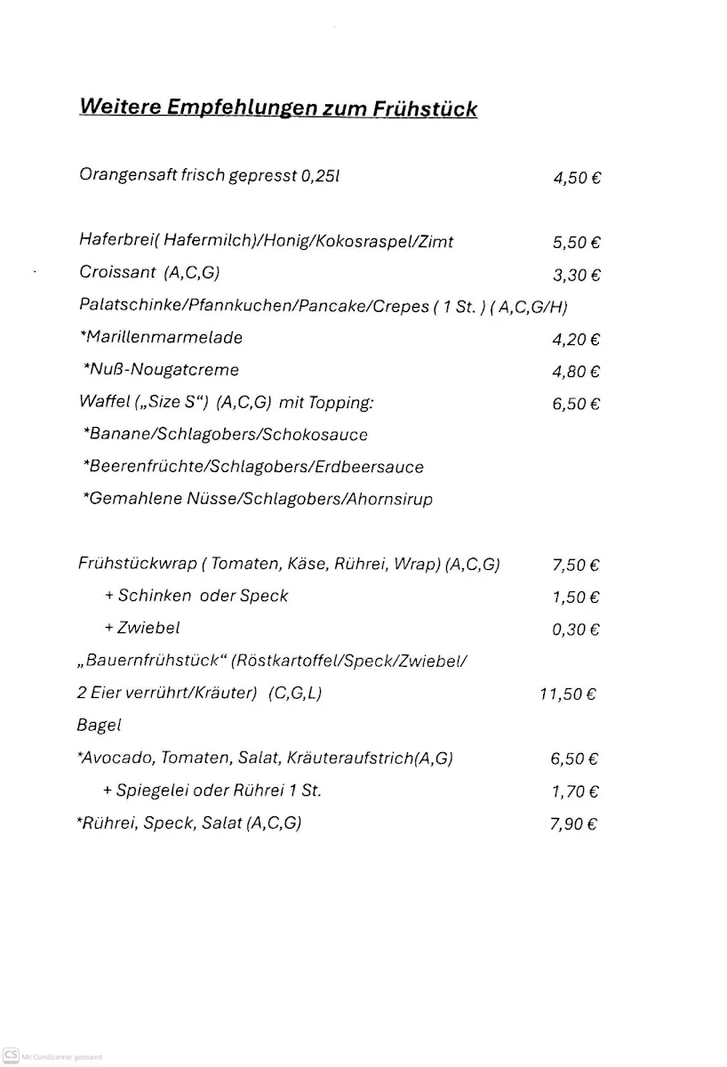 Speisekarte photo 1