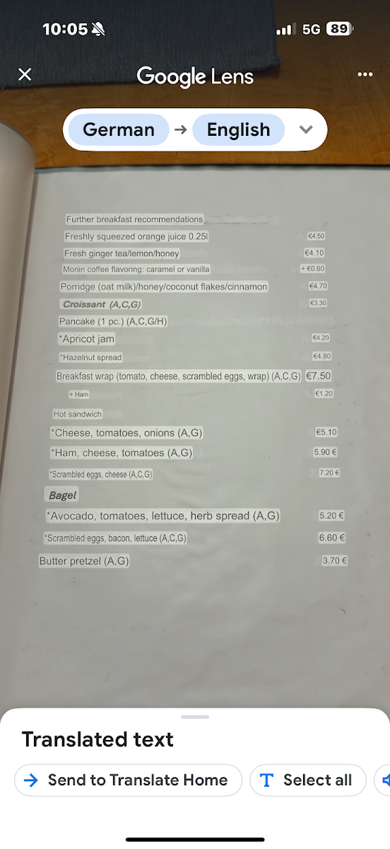 Speisekarte photo 2