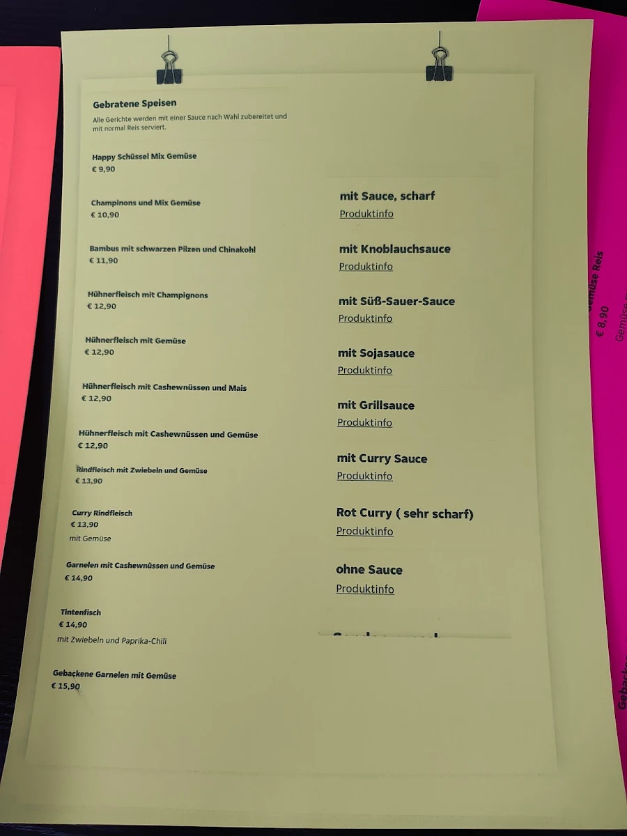 Speisekarte photo 2