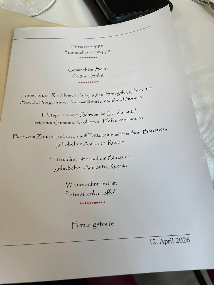 Speisekarte photo 1