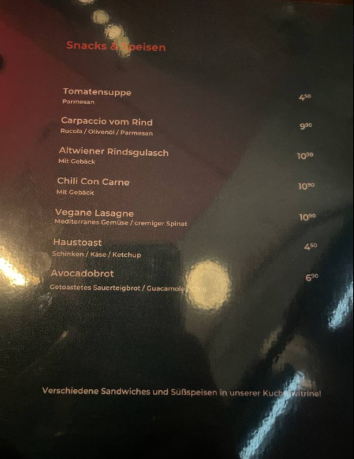 Speisekarte photo 10