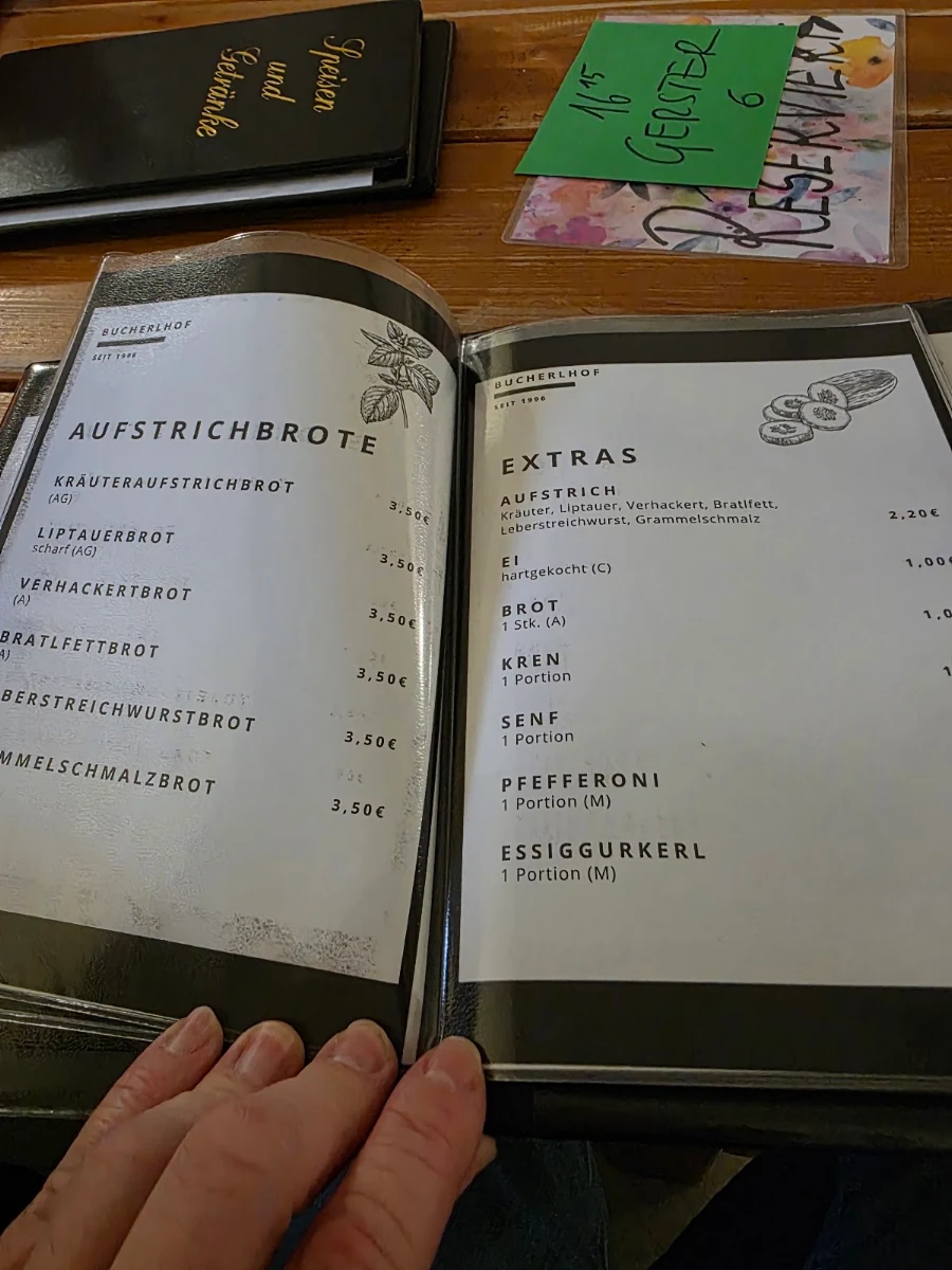 Speisekarte photo 1