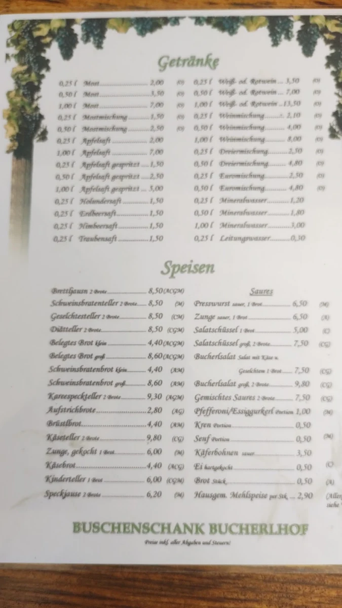 Speisekarte photo 4