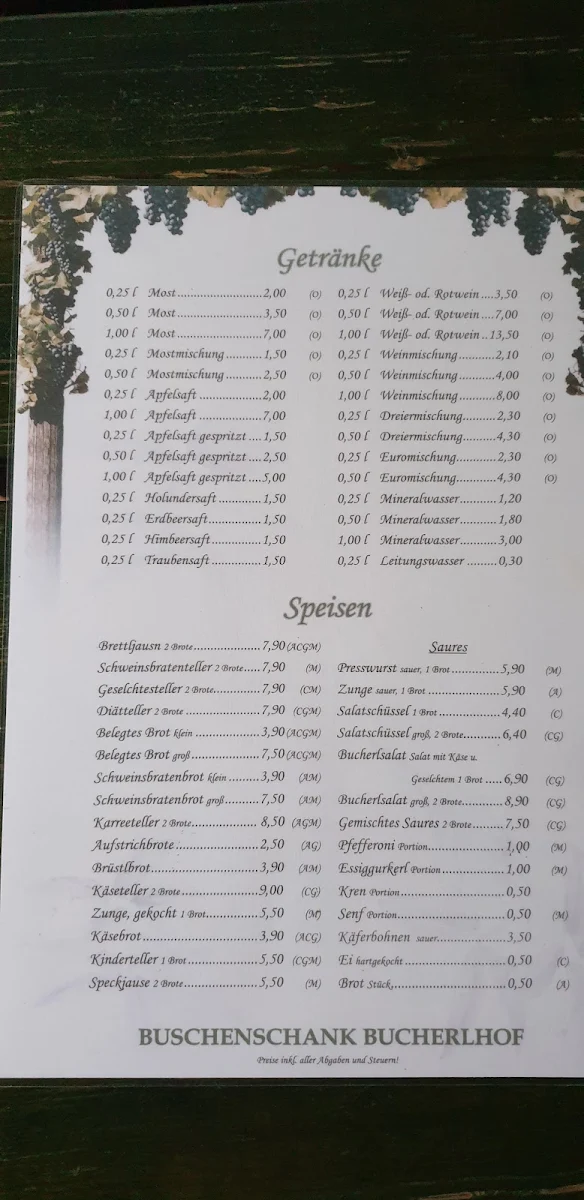 Speisekarte photo 5