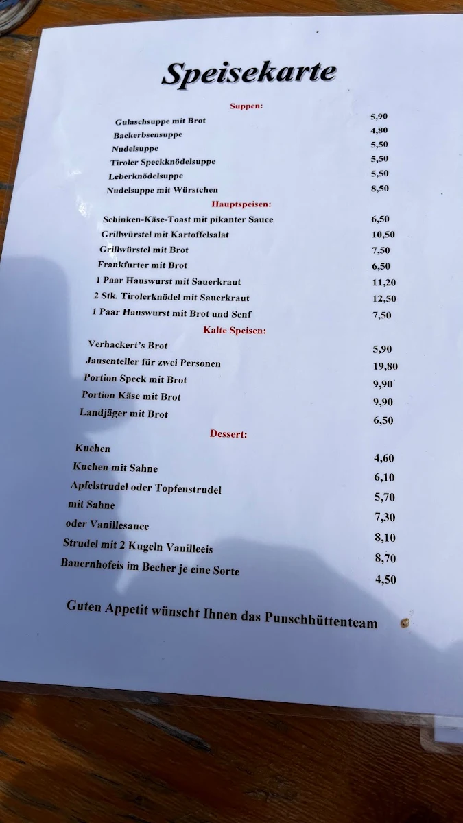 Speisekarte photo 3