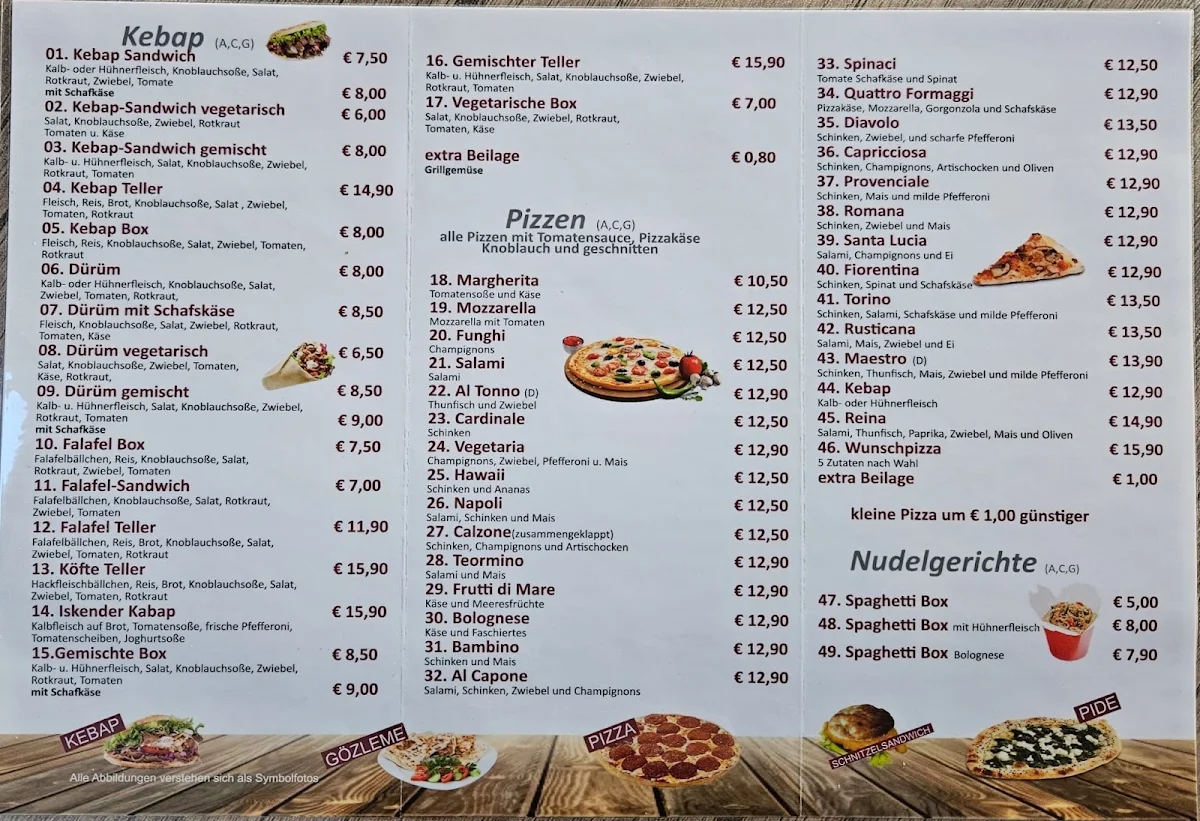 Speisekarte photo 1