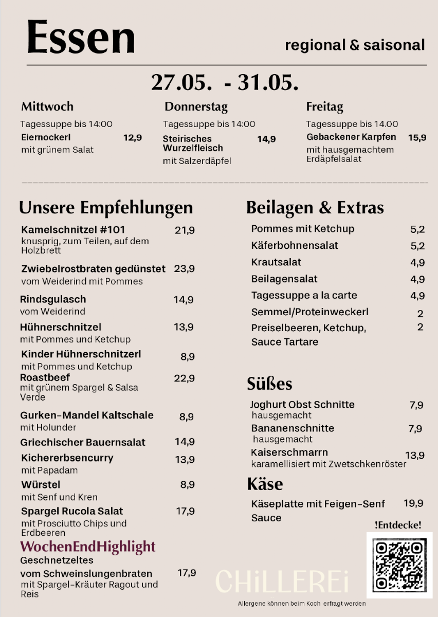 Speisekarte photo 1