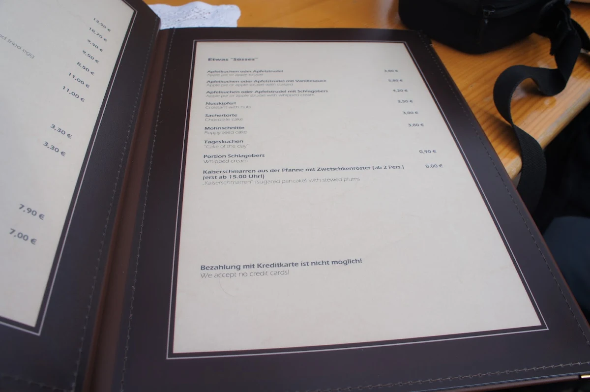 Speisekarte photo 2