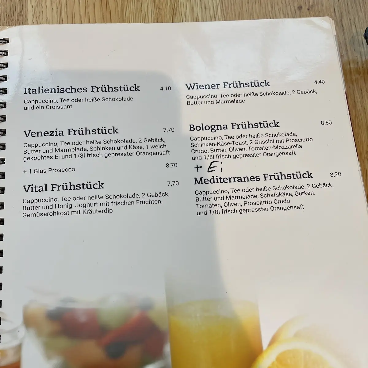 Speisekarte photo 2