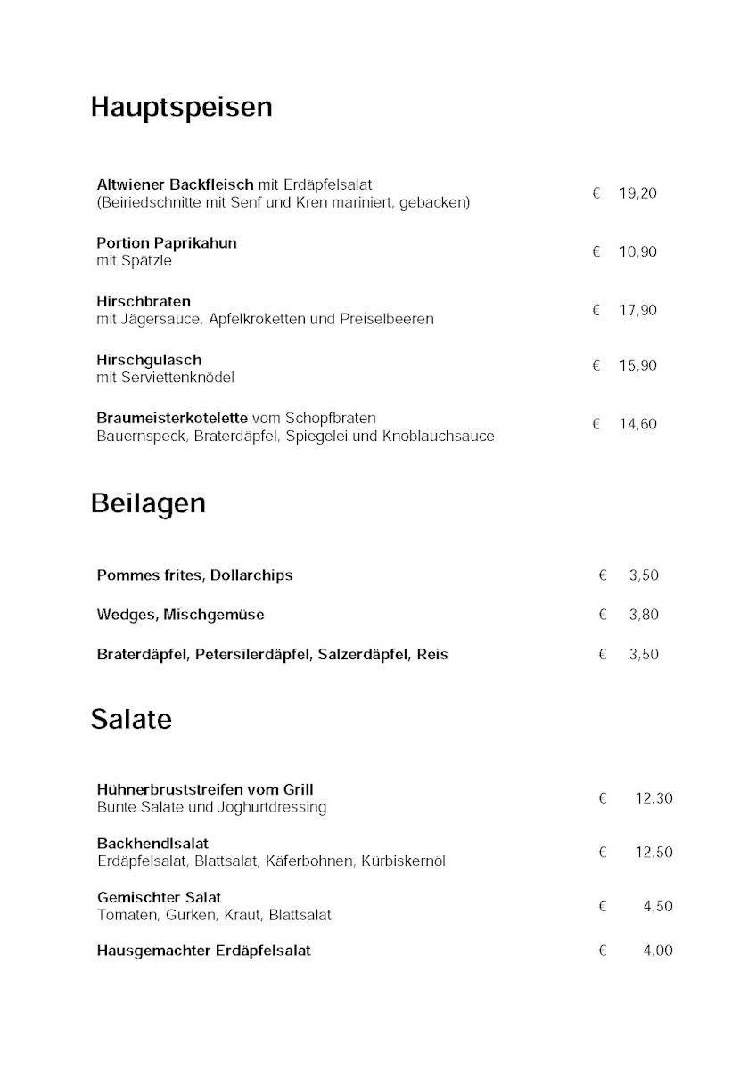 Speisekarte photo 4