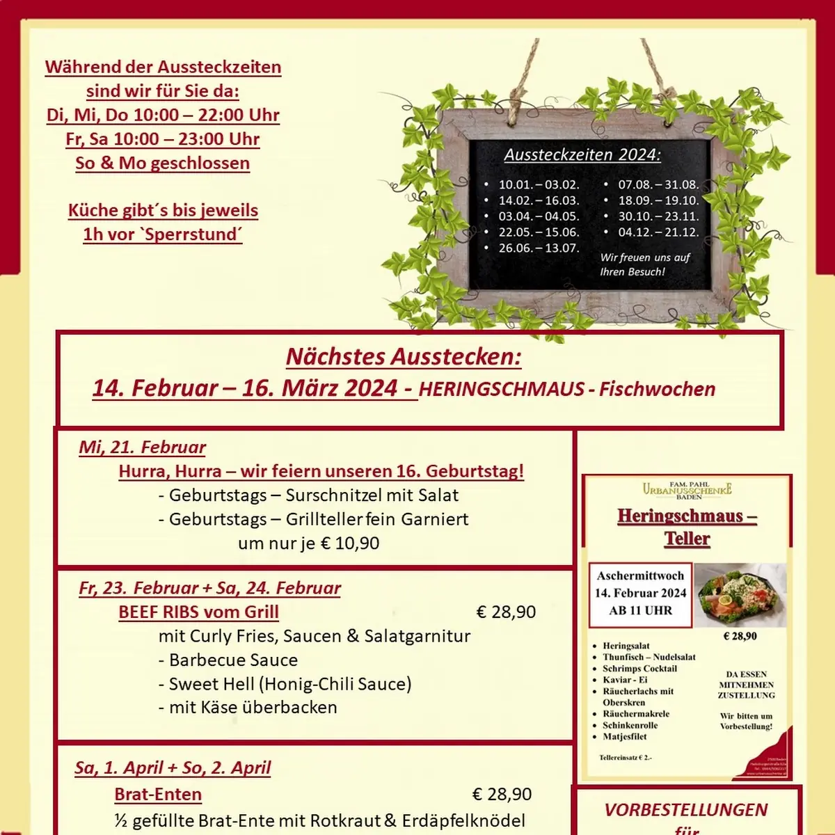 Speisekarte photo 1