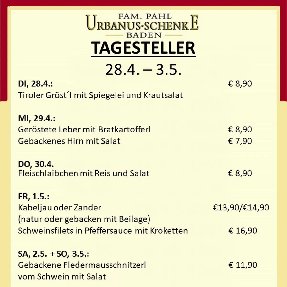 Speisekarte photo 8