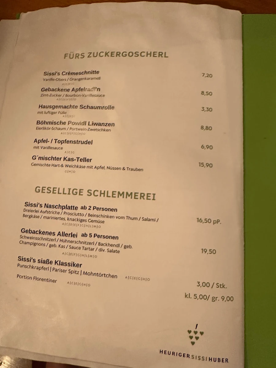 Speisekarte photo 1