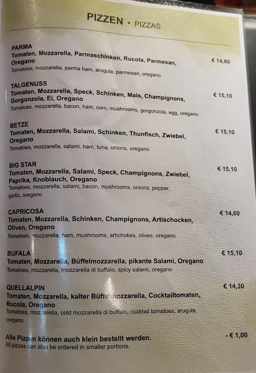 Speisekarte photo 1