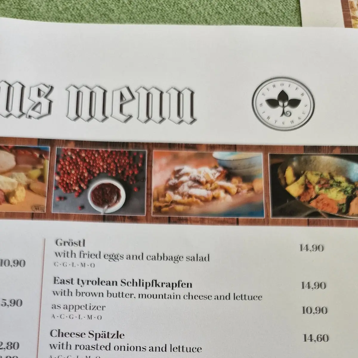 Speisekarte photo 7