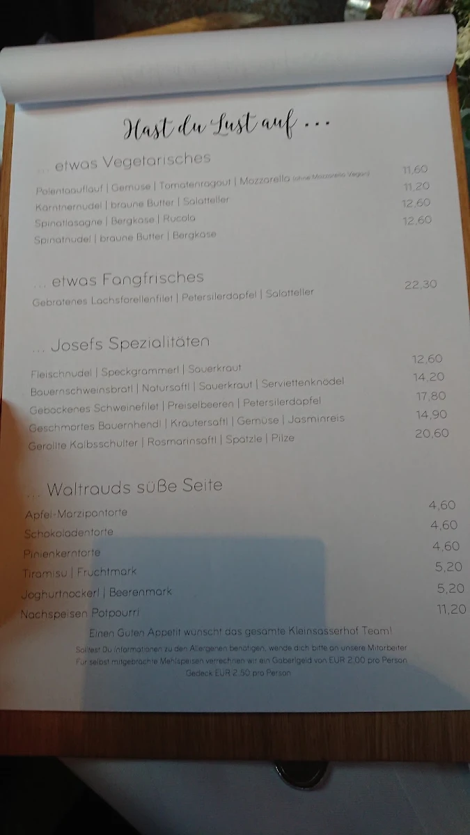 Speisekarte photo 3