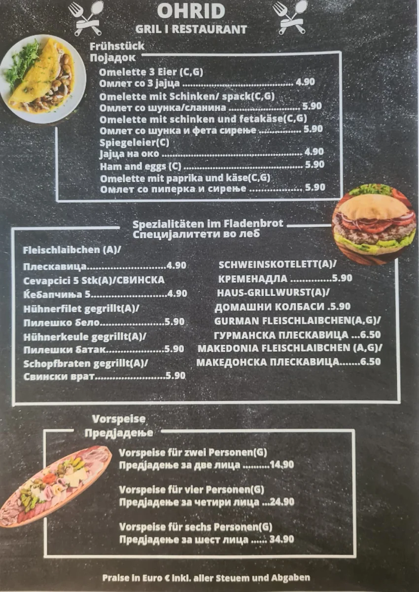Speisekarte photo 1