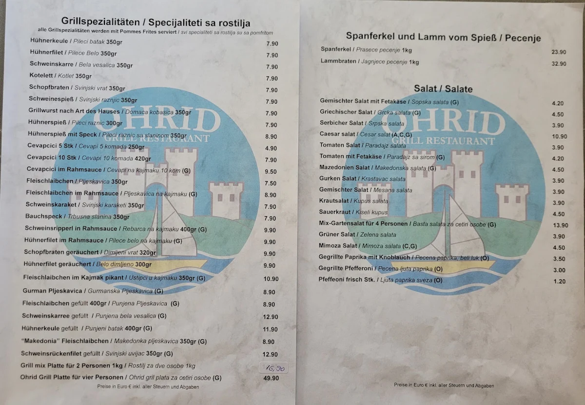 Speisekarte photo 3
